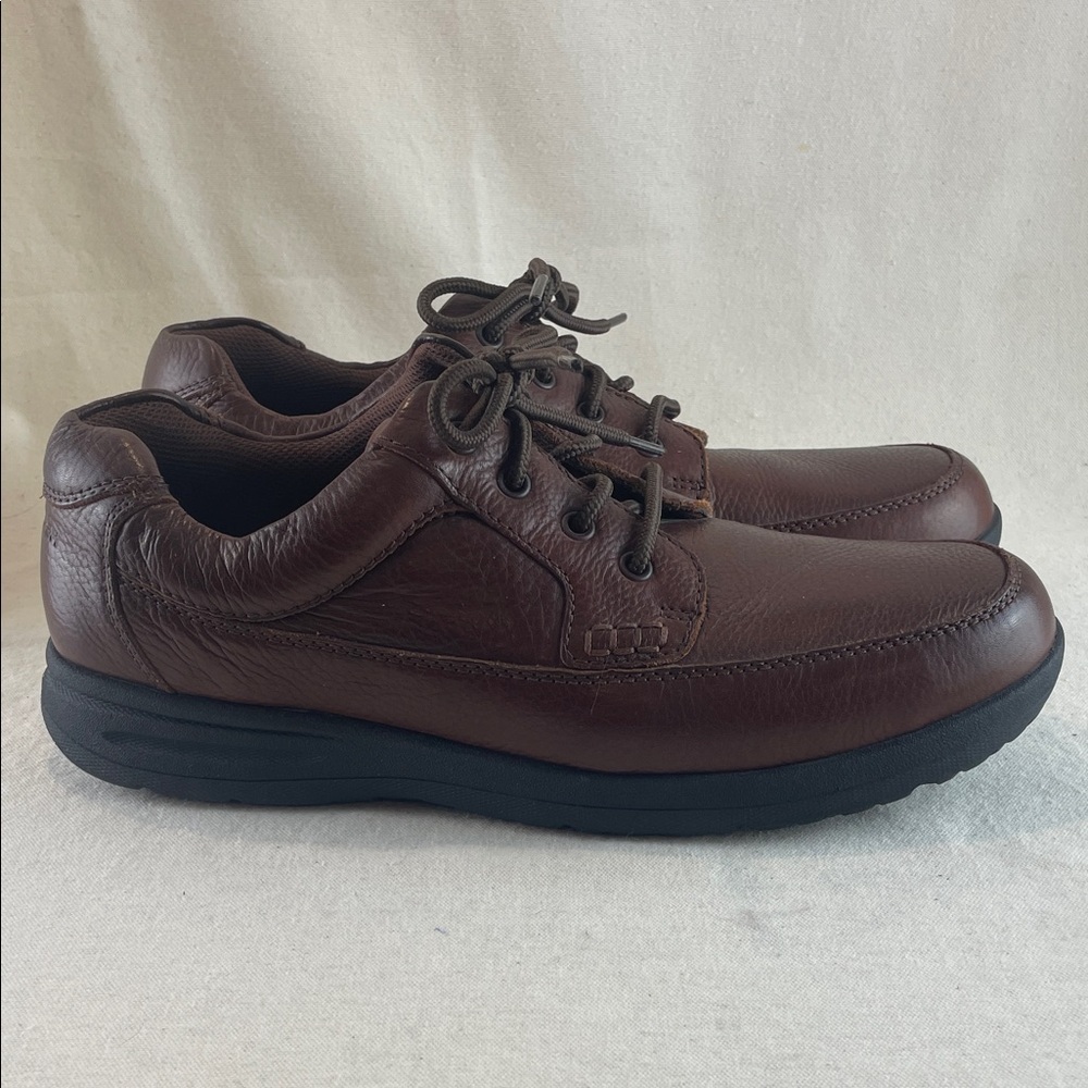Men's Nunn Bush Brown Leather Shoes Size 11.5 - Picture 3 of 13
